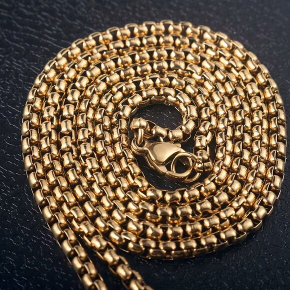 Gold Christian Rope Nail Cross Necklace Religious Pendant Faith Jewelry Gift - Picture 6 of 8